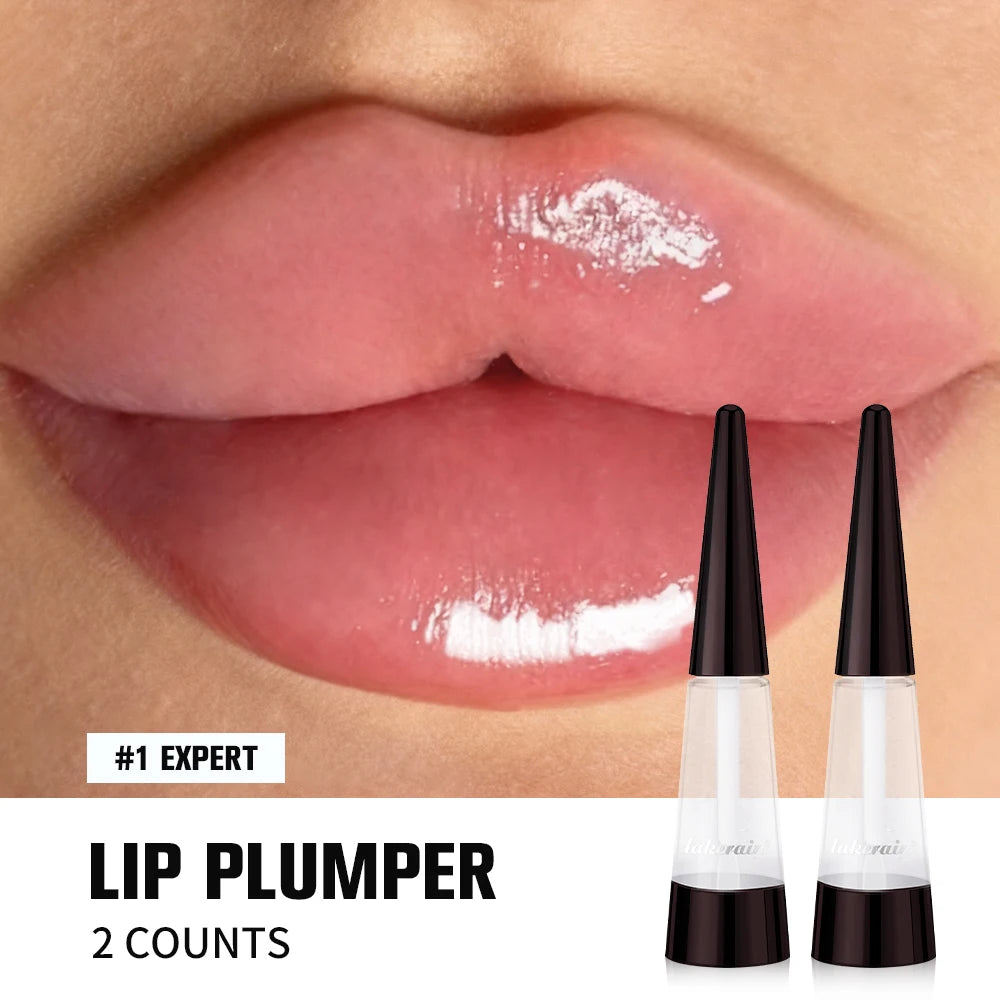 Lip Plumper Korean Cosmetics Moisturizing Transparent Gloss Fragrance Free Plumping Care 0.15oz Stocking Stuffer Oasis Select