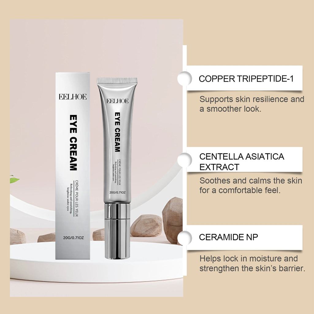 Copper Titanium Eye Cream Moisturizes the Skin Around the Eyes Nourishes and Softens Light and Refreshing Texture Eye Care Cream Oasis Select