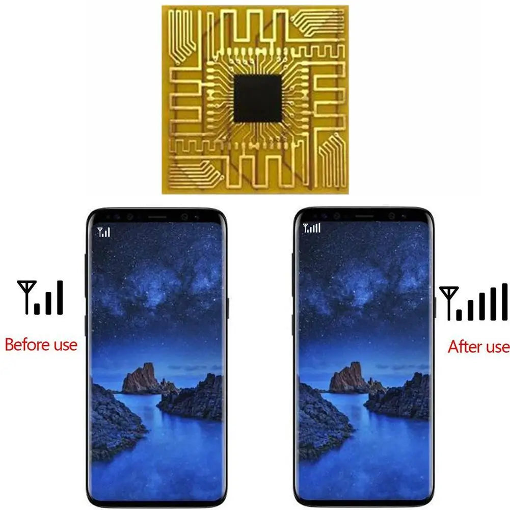 Cell Phone Signal Booster Sticker | Internal Antenna Enhancer