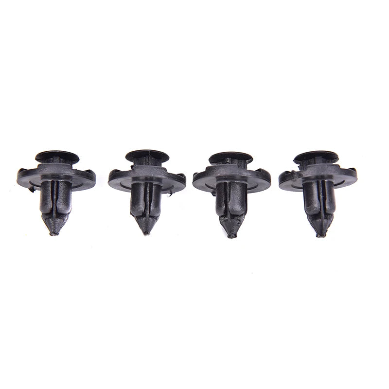 100Pcs Plastic Car Trim Clips Rivet Door Panel Retainer Fastener Mud Flaps Push Plastic Fastener Clips Oasis Select Black