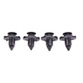 100Pcs Plastic Car Trim Clips Rivet Door Panel Retainer Fastener Mud Flaps Push Plastic Fastener Clips Oasis Select Black