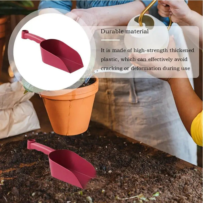 Garden Spade Lightweight Portable PP Succulent Tools Sturdy Non-Slip Comfortable Grip Cat Litter Spades For Indoor Planting Oasis Select