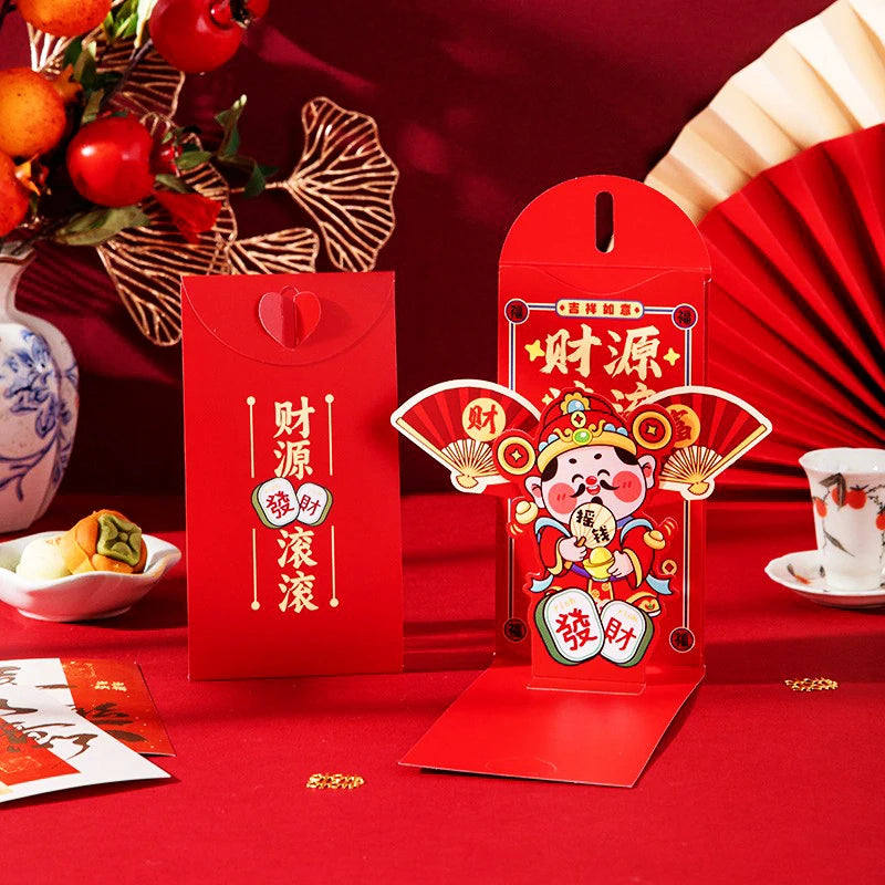 Chinese New Year Red Envelopes Red Pocket Year Of Horse Lucky Money Pockets Spring Festival Gift New Year Eve Hongbao Oasis Select A19