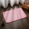 Practical Cobblestone Bath Mat Non-slip Absorbent Shower Doormat Thickened Soft Bathtub Floor Rug Oasis Select Pink