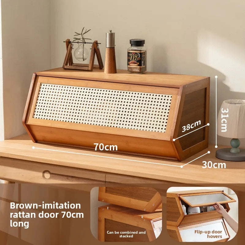 Bookshelf Shelf Floor-to-ceiling toy storage Book cabinet Locker Living room can be stacked Modular combination lattice cabinet Oasis Select ST 70 long brown