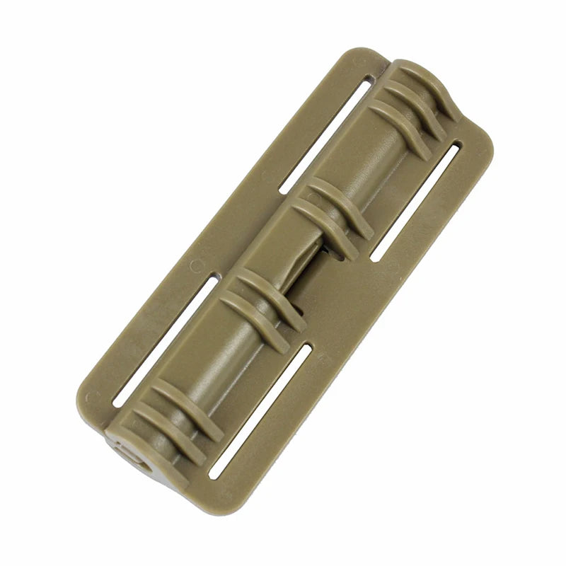 Tactical Vest Quick Release Buckle Slider Tactical Vest Buckle MOLLE Strip Module Strip Plastic Buckle Hinge Oasis Select long Khaki