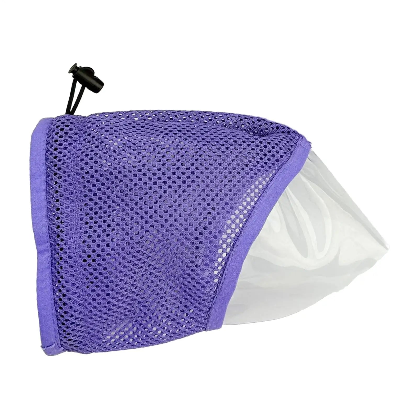 Pet Muzzle Cat Adjustable Drawstring Mouth Cover Prevent Biting Accidental Ingestion Mesh Breathable Comfortable Anti Stuffiness Oasis Select