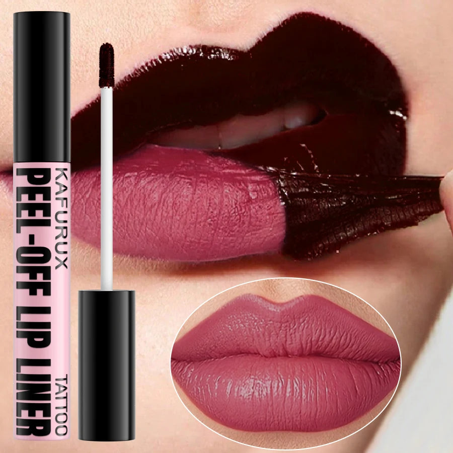 KAFURUX Peel-Off Lip Stain – 7 Colors, Waterproof & Long-Lasting