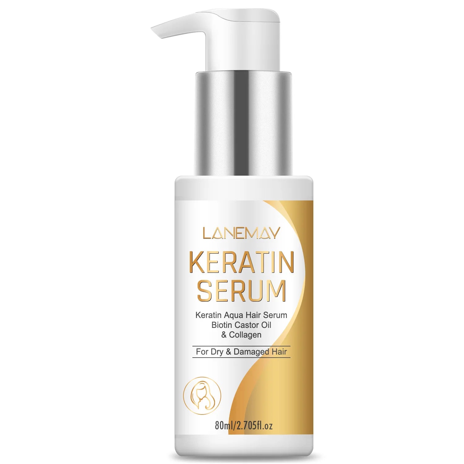 Lanemay Keratin Hair Serum – Moisturizing & Strengthening Essence