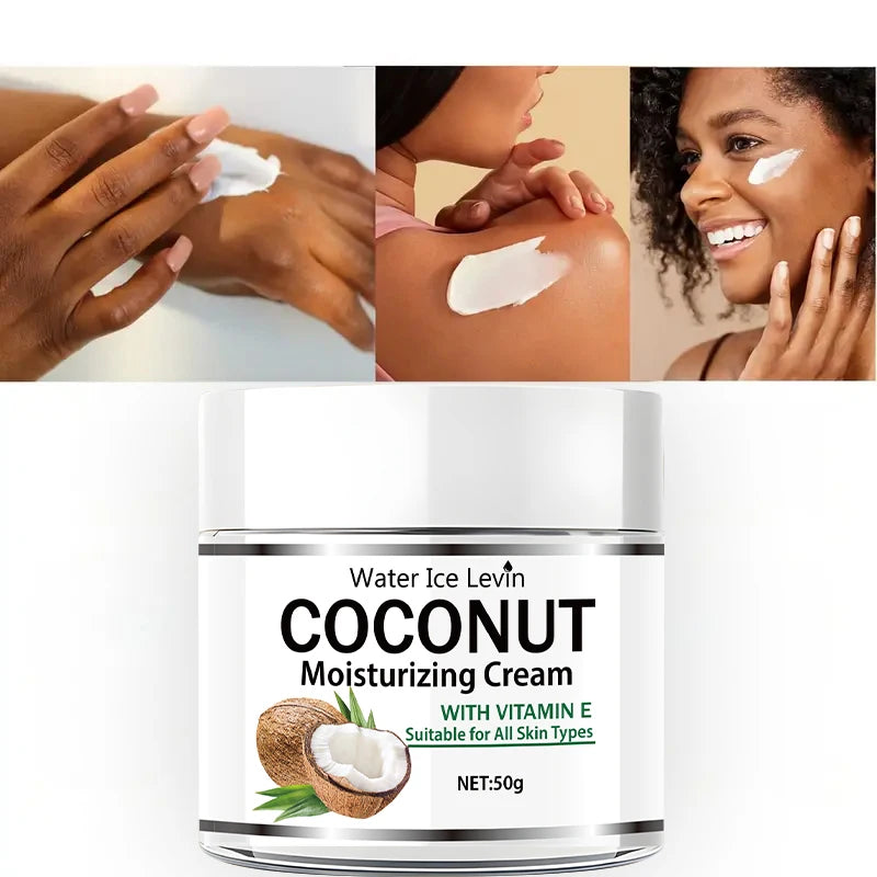 Coconut Oil Face Cream – Collagen, Retinol & Hyaluronic Acid 50g Face Moisturizing Cream Oasis Select