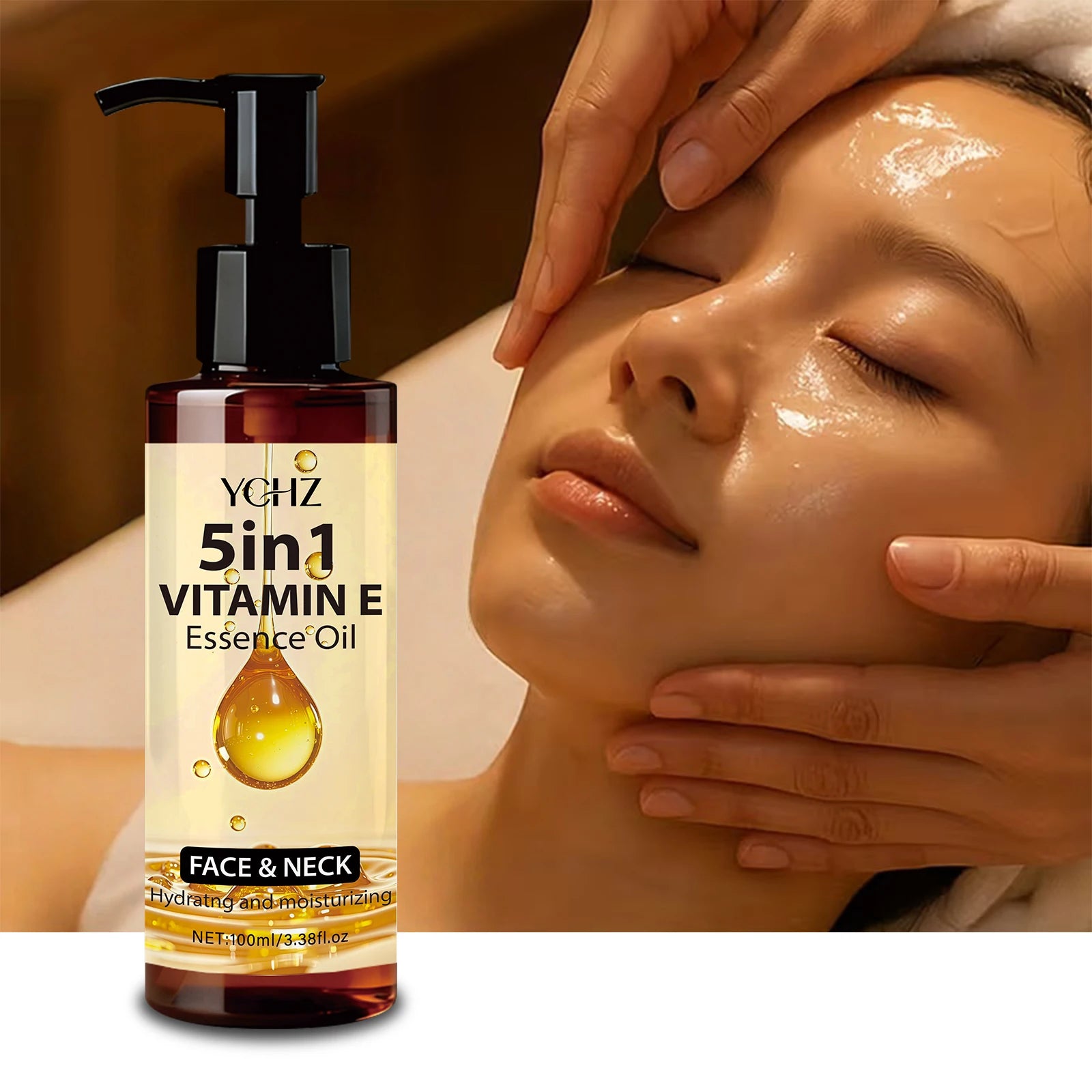 Vitamin E Essential Oil – Hydrating & Firming Face & Body Oil