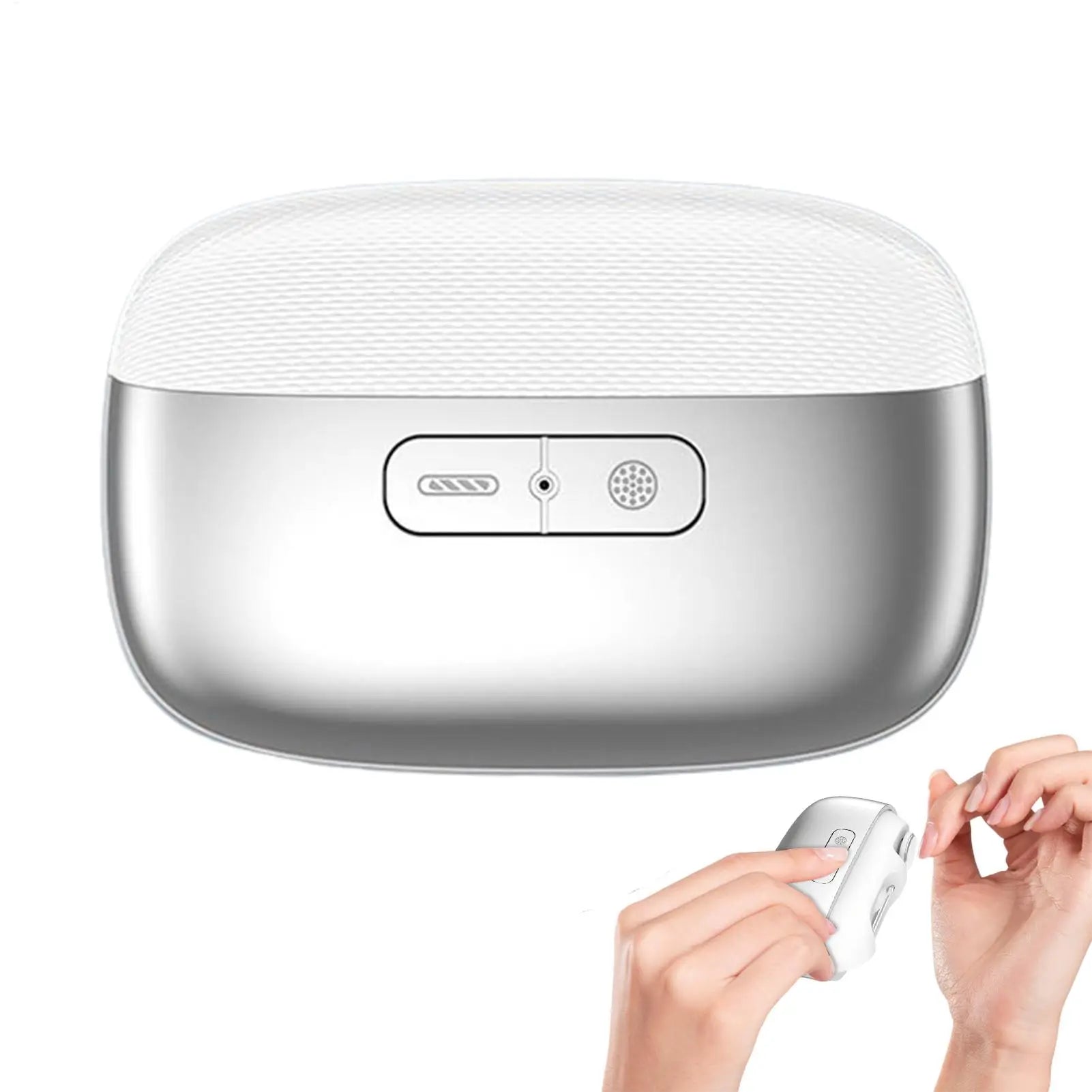 LED Light Rechargeable Fingernail Cutter Electric Nail Clippers Automatic Toenail Trimmer for Kids Adults Seniors Men Women Oasis Select