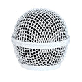 1pc For Shure SM58 Wireless Microphone Replacement Metal Microphone Grille Replacing Professional Party Mic Head Part Oasis Select White