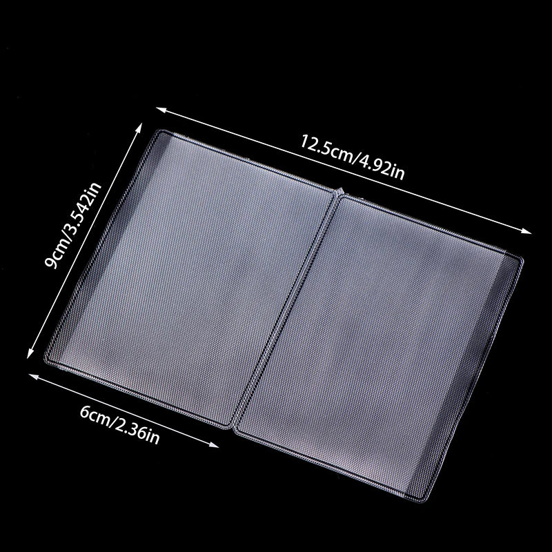 50-Pack Transparent PVC Waterproof Card Holders for ID & Credit Card Holder Sleeves Oasis Select