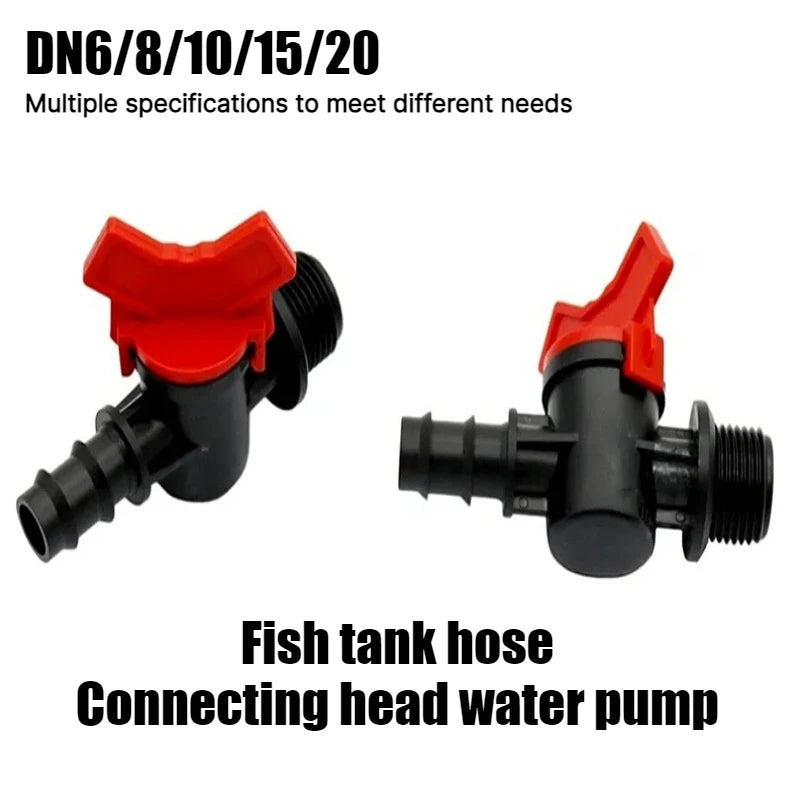 Waterstop By-pass Valve Male DN6/8/10/15/20 Thread Garden Hose Pipe Control Switch Garden Watering Irrigation System Accessories Oasis Select