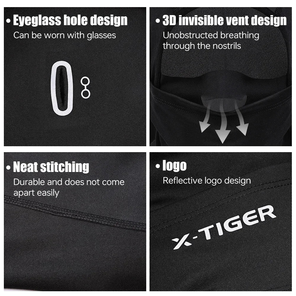 X-TIGER Warm Bicycle Motorcycle Full Face Mask Windproof Breathable Balaclava Anti-fog Ski Mask Winter Riding Mask Scarf Hood Oasis Select