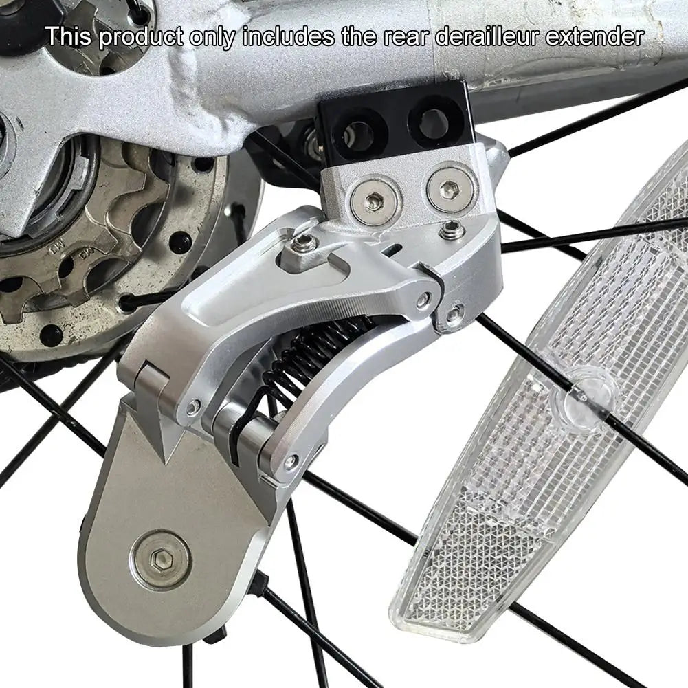 Rear Derailleur Hanger Extender For Folding Bikes Compatible With For Brompton Up To 11 34T Flywheel Aluminium Material Oasis Select