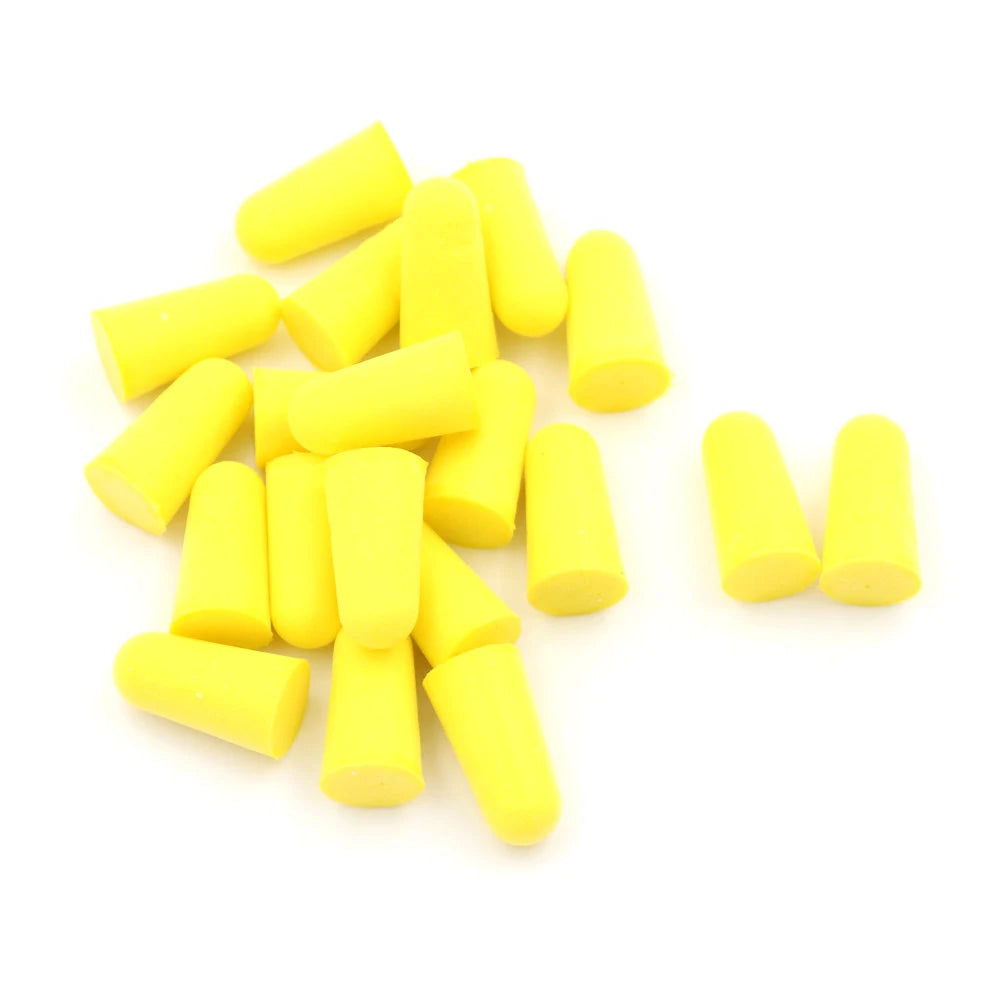 20pcs Universal Ultra Soft Foam Earplug Noise Cancelling Rebound Ear Plugs For Sleeping Snoring Work Loud Sound Reduction Oasis Select 0 Yellow