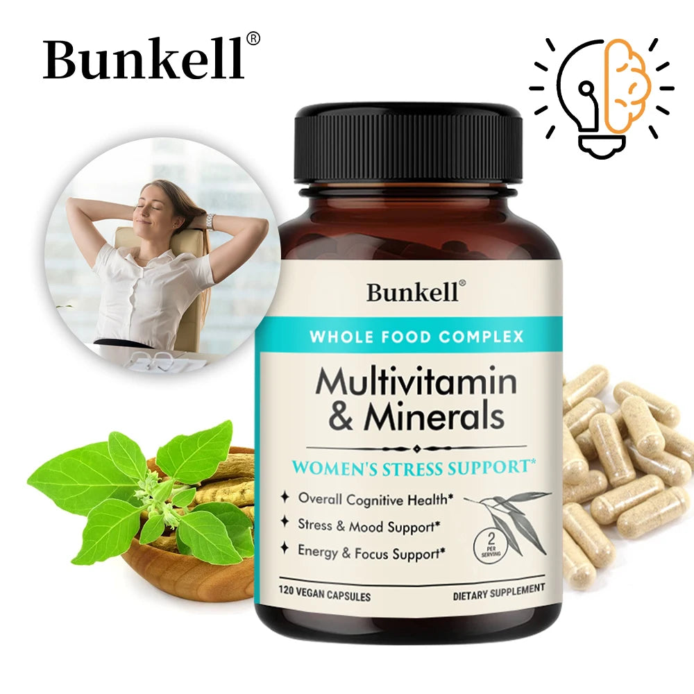 Bunkell Women's Multivitamin – Hair, Skin, Immunity & Energy Women's Multivitamin Oasis Select