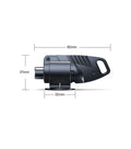2 in 1 Car Safety Hammer Car Seat Belt Cutter Knife Car Window-breaking Hammer Glass Breaker Lifesaving Tool Escape Rescue TOOLS Oasis Select 1PC