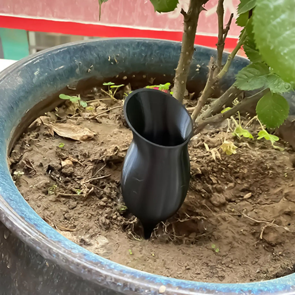 2Pcs Potted Self-Watering System for Indoor Plants Wine Glass-Shaped Root-Fed Irrigation Device Slow Release Osmotic Watering Oasis Select