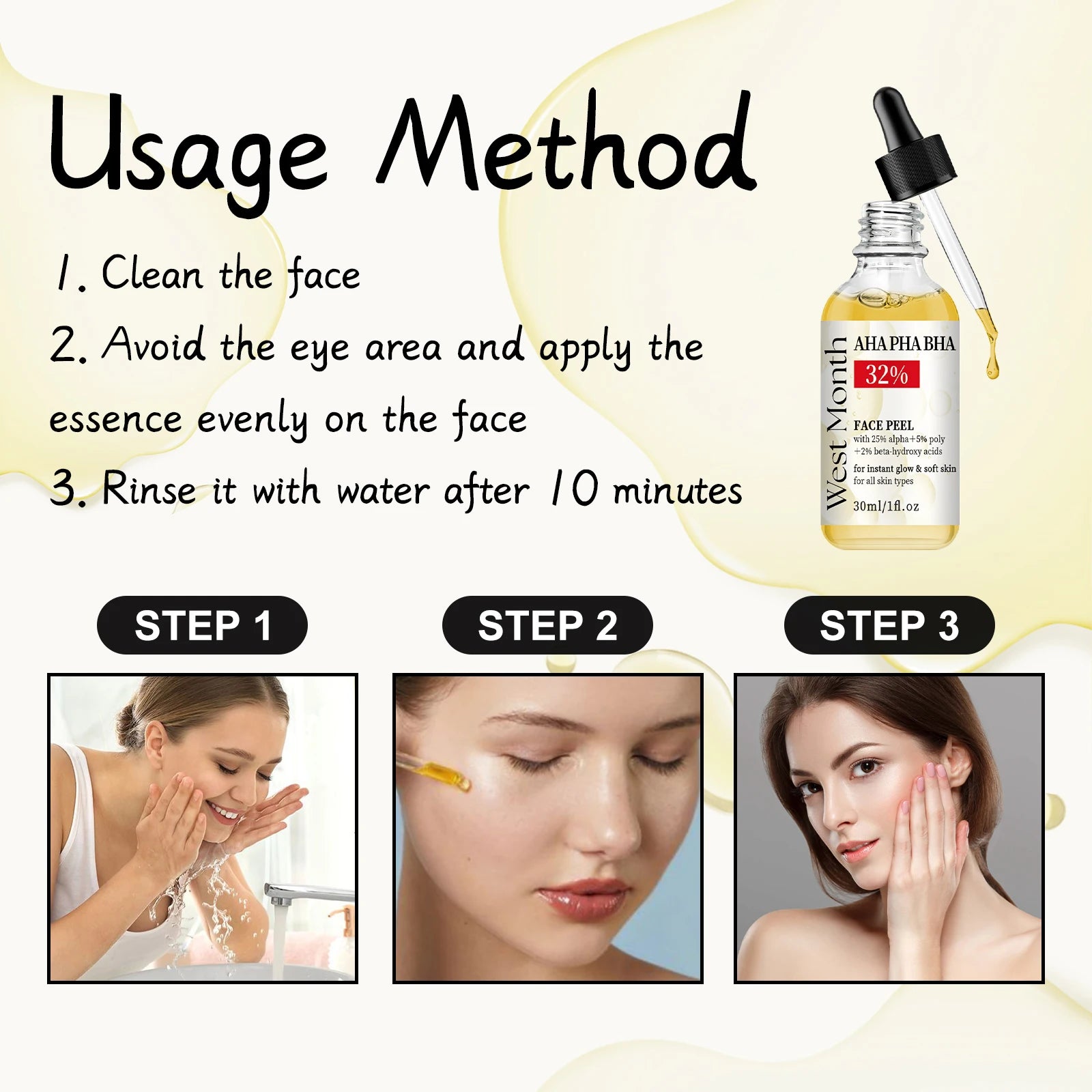 Anti Wrinkle Face Serum Shrinking Pores Nourishing Brightening Fade Fine Lines Firming Lifting Smoothing Facial Skin Care 30ml Oasis Select