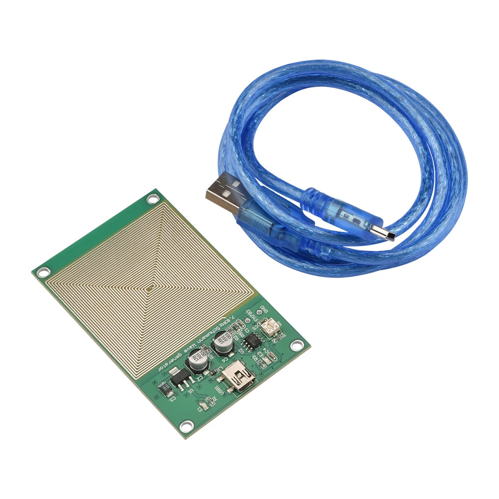 7.83Hz Schumann Wave Generator Ultra Low Frequency Pulse Generator Audio Resonator for Improving Sound Sleep with MiNi USB Cable Oasis Select Green