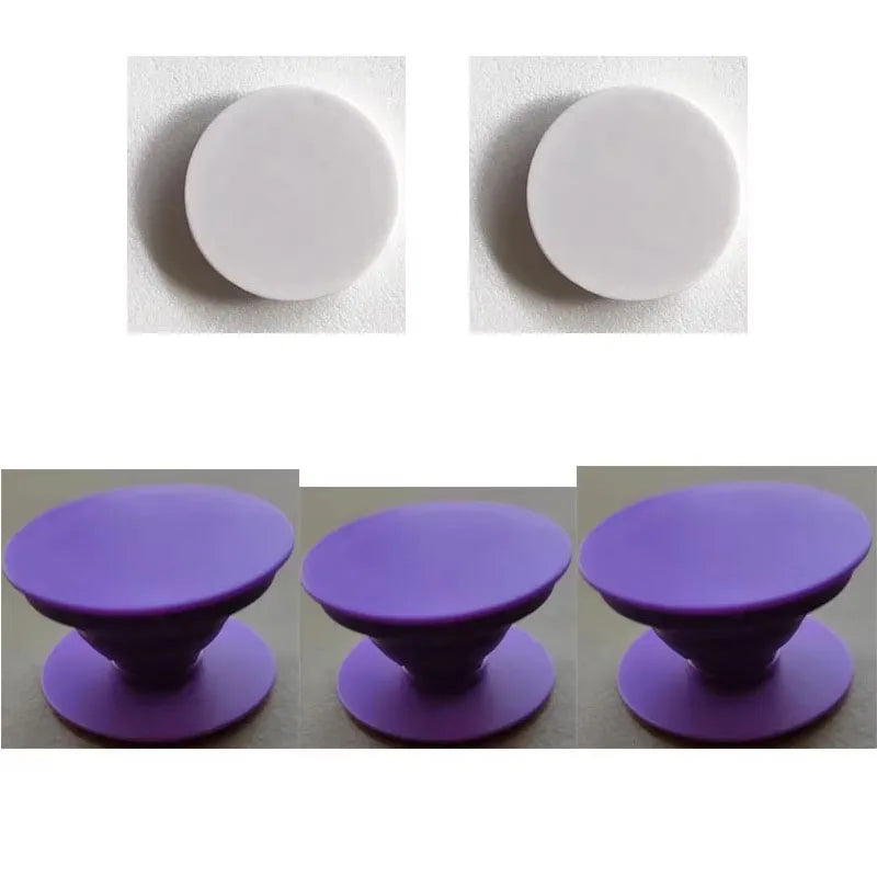 1-5pcs Finger Ring Holder Stand IPhone Samsung Support Telephone Mobilephones Grip Tok Folding Solid Color Pocket Socket Bracket Oasis Select mixed 5pcs 3