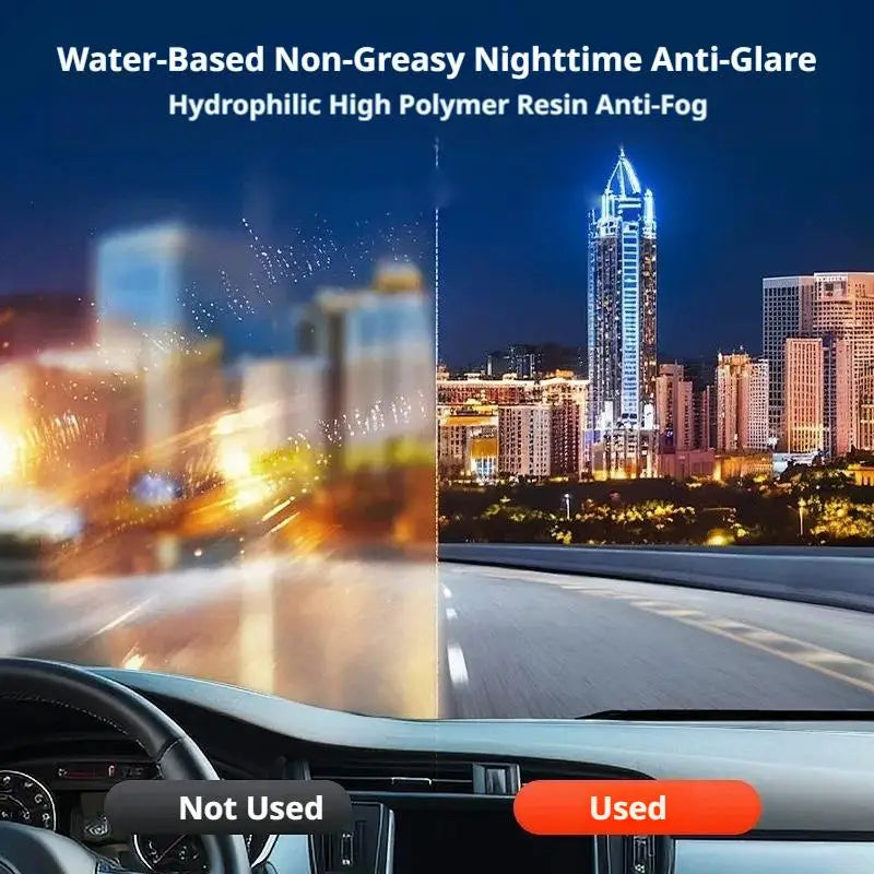 Streak-Free Car Windshield Cleaning Brush | Auto Glass Cleaner