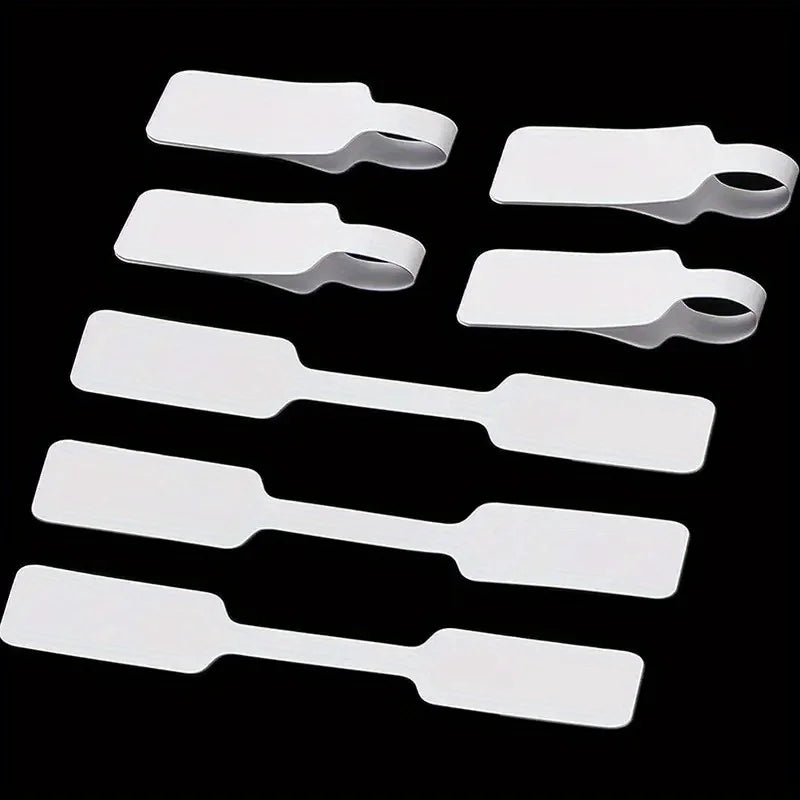 100/200pcs White Self-Adhesive Cable Labels,Writable Cord Tags for Office School Organization, Easy Cable Management,Cable Label Oasis Select