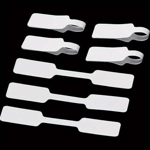 100/200pcs White Self-Adhesive Cable Labels,Writable Cord Tags for Office School Organization, Easy Cable Management,Cable Label Oasis Select