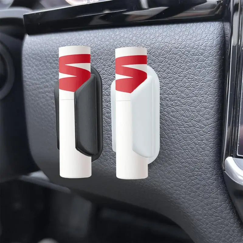 Car Lip Balm Holder Multipurpose Anti-Slip Lipstick Holder Automotive Lipstick Holder Car Accessories for Lip Balm Chapstick Oasis Select