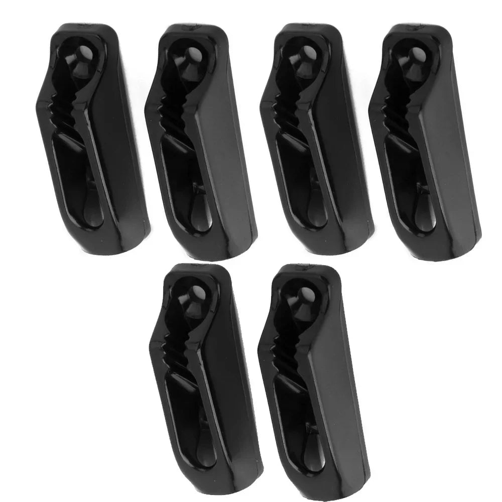 6PC Kayak Canoe Nylon Self-lock Rope Cord Tensioner Runner Anchor Jam Cleat 6PCs Oasis Select