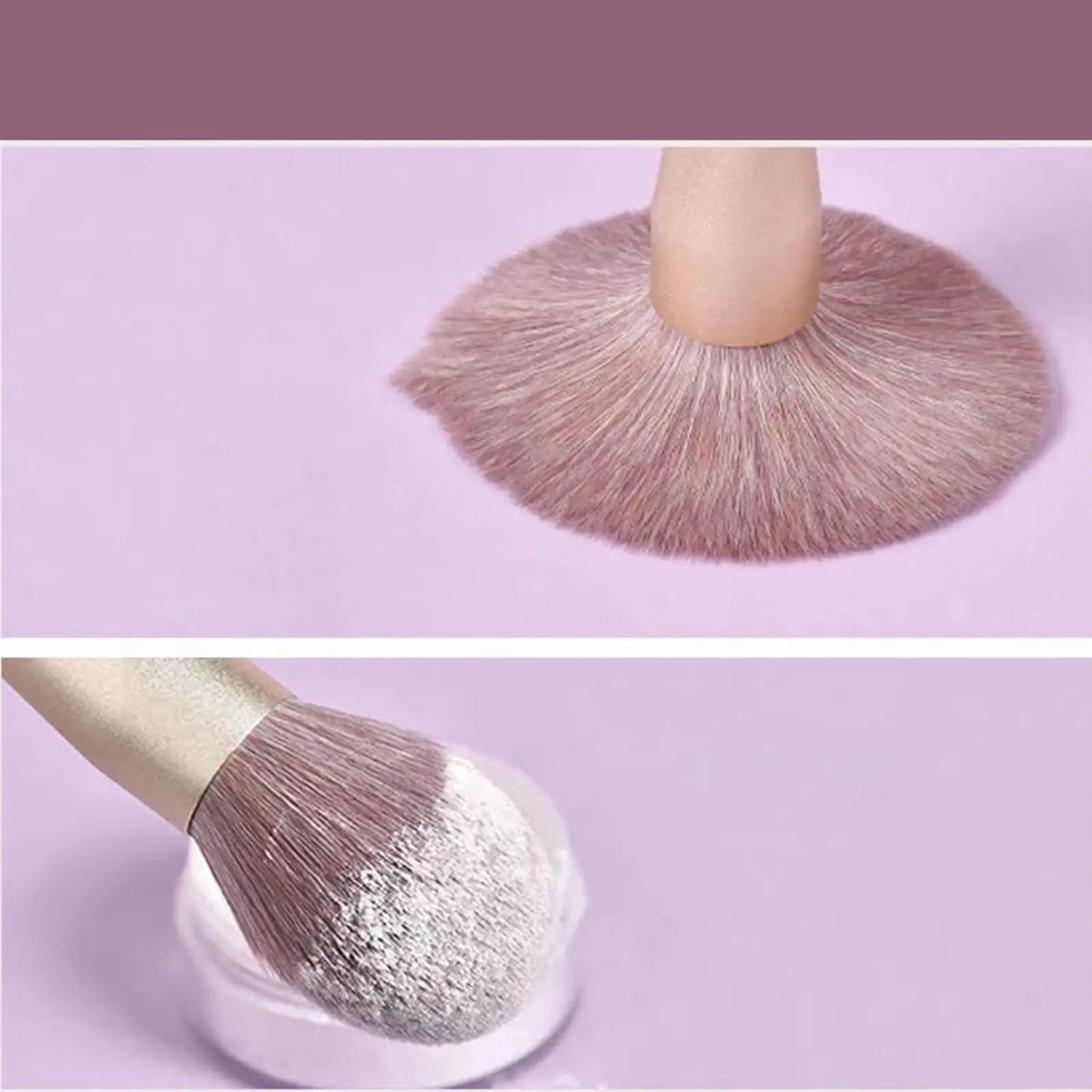 9Pcs Makeup Brush Set Cosmetic Foundation Powder Eyeshadow Blending Make Up Brush Beauty Makeup Tool with Storage Bag Oasis Select
