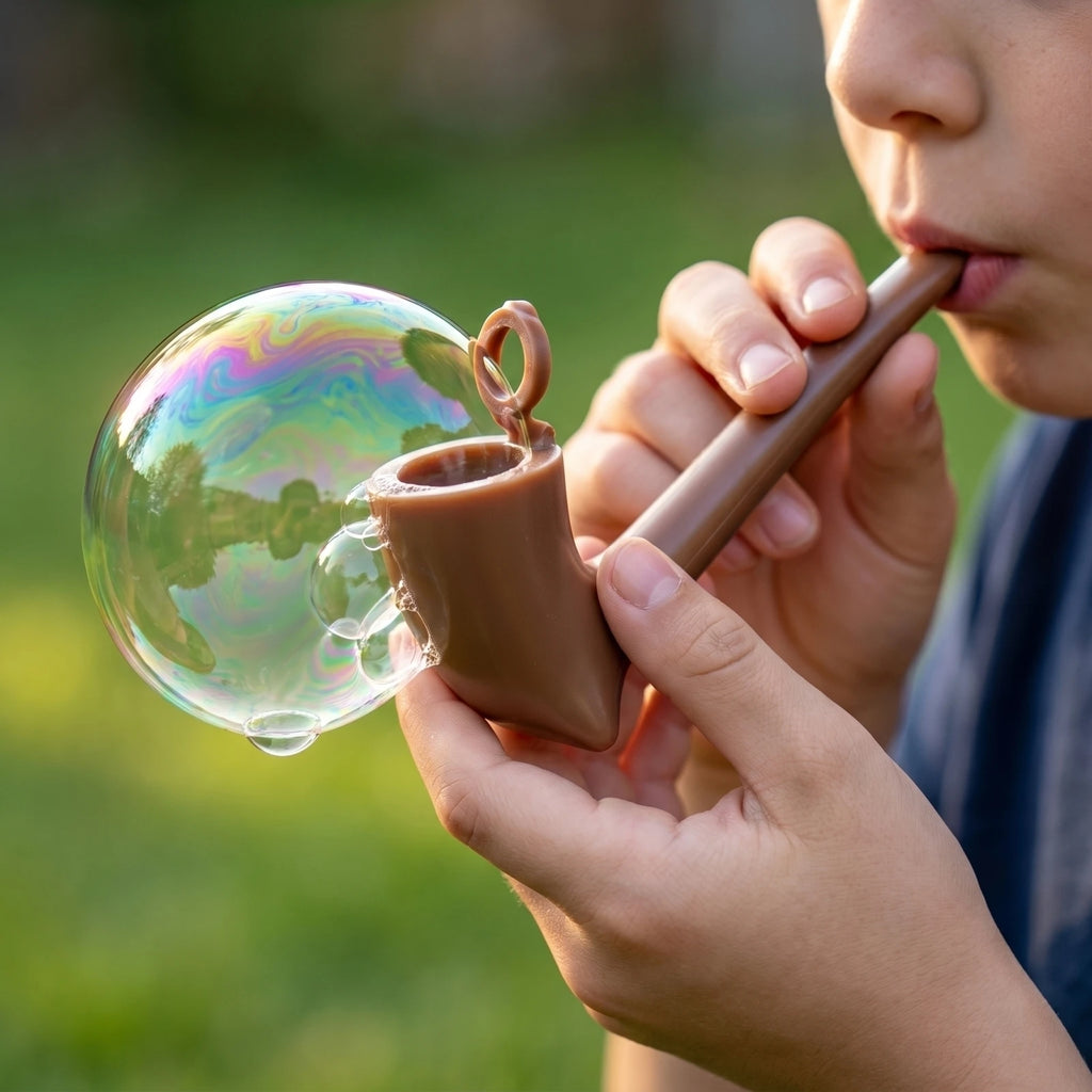 Vintage Simulation Wizard Pipe Bubble Maker Stress Relief Funny Novelty Creative Gift Decompression Toy For Adult Relaxation Oasis Select