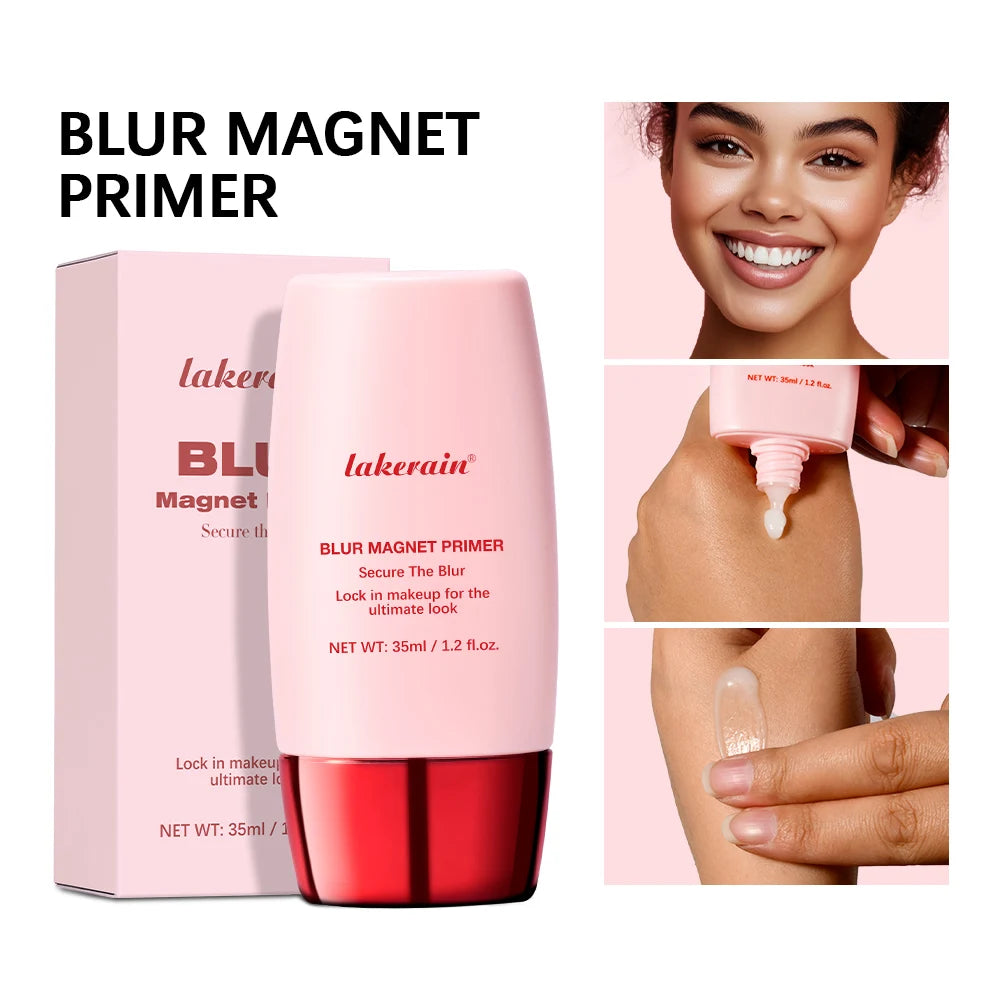 Lakerain Blur Magnet Primer Matte Finish Moisturizing Under Makeup Firming Light Beige Base Smooth Cosmetics Makeup Base Oasis Select 1pc