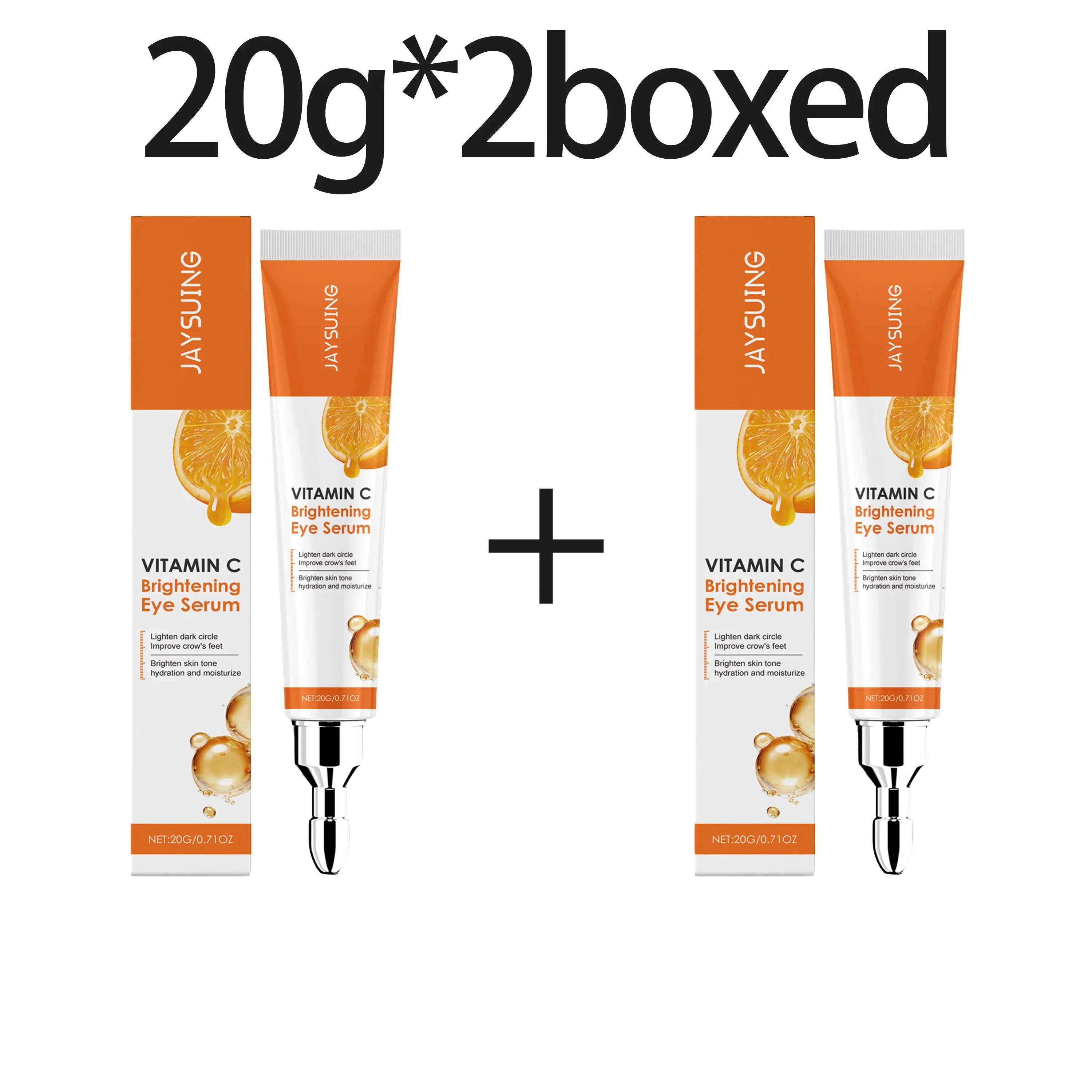 Vitamin C Anti Dark Circle Eye Cream Eye Bags Wrinkl-e Removal Under Eyes Lightening Firming Fine Lines Moisturize Eye Cream Oasis Select 20g X 2boxed