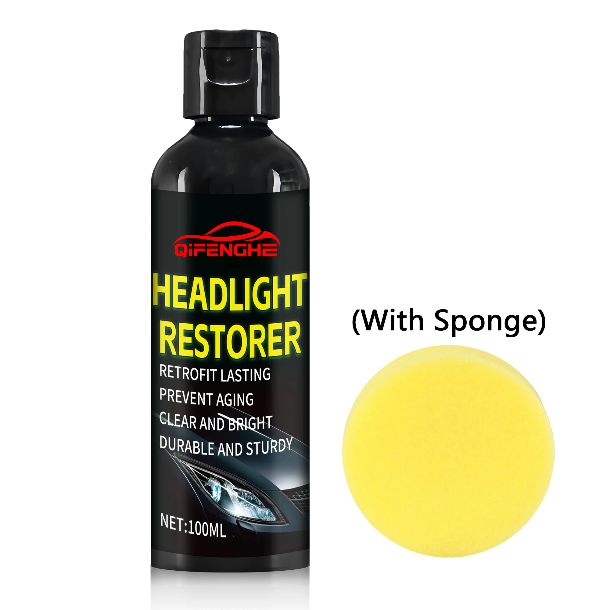 Car Headlight Restoration Kit – Polishing & Cleaning Paste