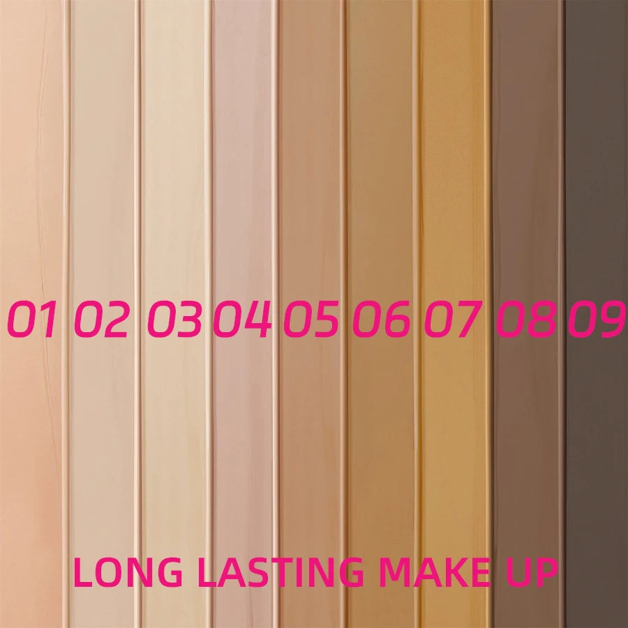 MCD 9-Shade Full Coverage Liquid Foundation | Natural Matte