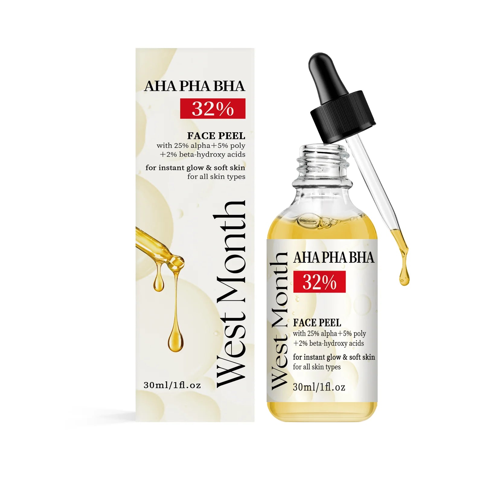 Anti Wrinkle Face Serum Shrinking Pores Nourishing Brightening Fade Fine Lines Firming Lifting Smoothing Facial Skin Care 30ml Oasis Select 30ml boxed