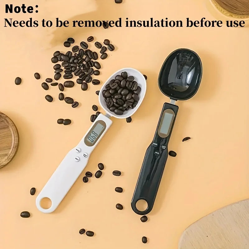 Spoon scale, measuring spoon scale, food scale, mini electronic scale, ingredient scale, cat food Oasis Select