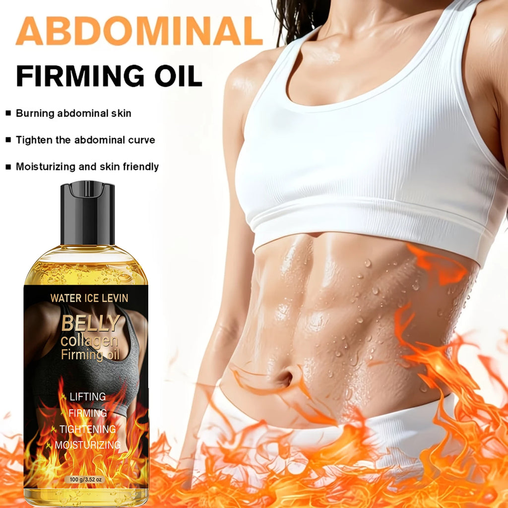 Collagen Firming Belly Oil – Niacinamide & Hyaluronic Acid Body Firming Oil Oasis Select