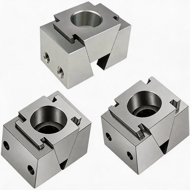 Bench Vise High Precision CNC M6 M8 M10 M12 M14 M16 OK Vise Wedge Clamps Modular Single Bilateral Vise For Industrial Machining Oasis Select