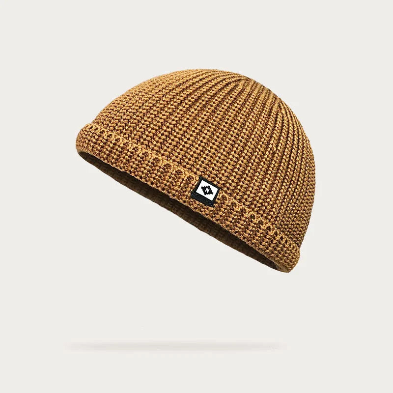 Guapi hat, knitted hat, landlord hat, hip-hop hat, toe cap, small label hat, cloth label hat, adult retro ethnic style Oasis Select 3