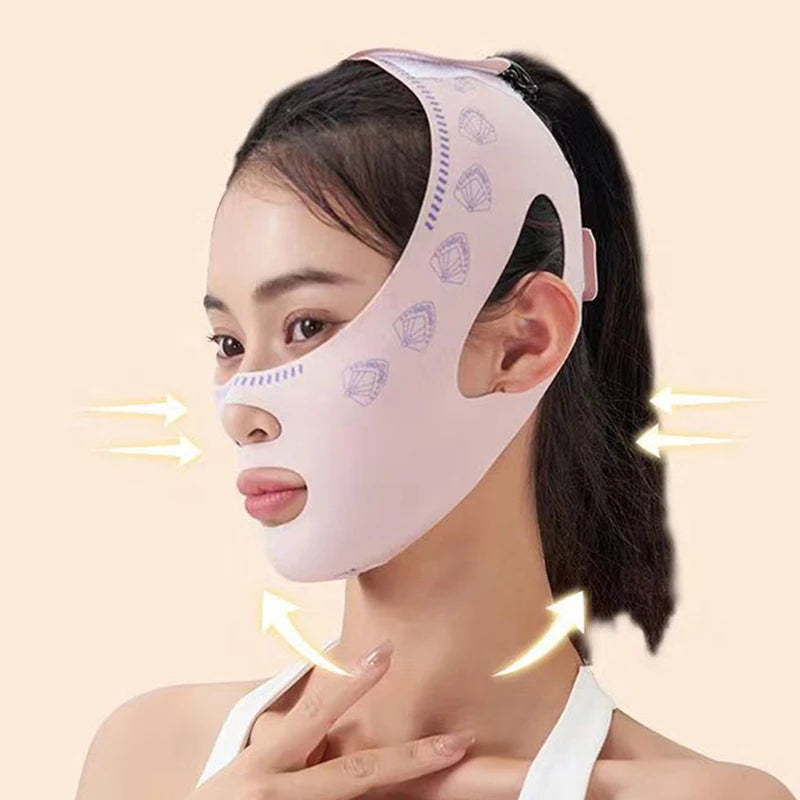 Breathable V Face Band Cheek Lift Up Face Thin Mask Reduce Double Chin V Line Face Shaping Bandage Anti Wrinkle Face Bandage Oasis Select