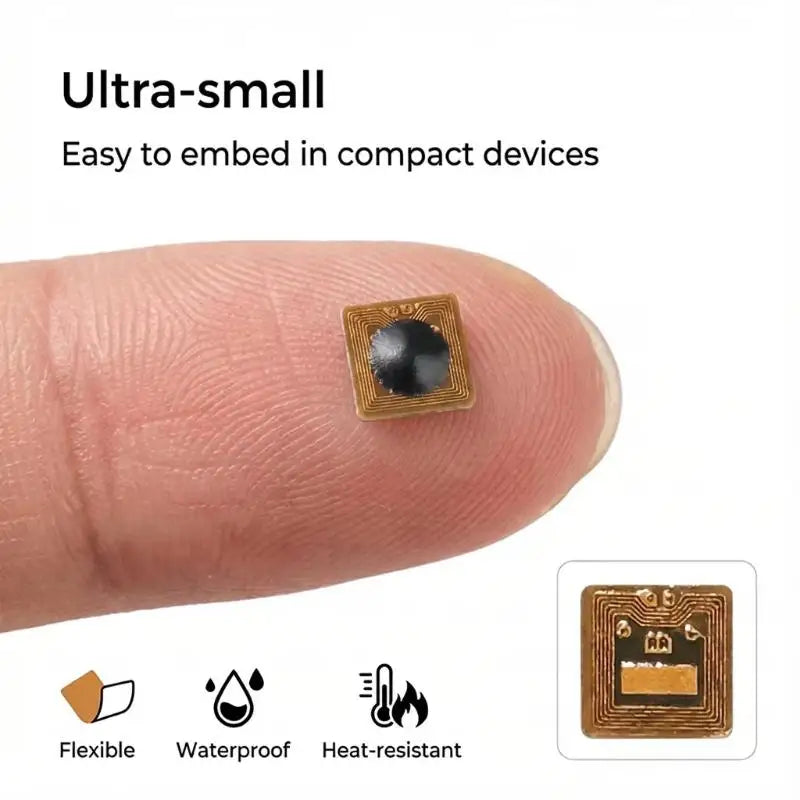 Ultra Thin 4*4mm FPC Ntag213 NFC RFID Sticker Programmable Micro Label for Access Control Supply Chain Management Oasis Select