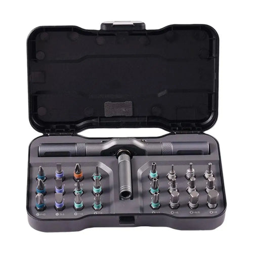 24-in-1 Multifunctional Screwdriver and Ratchet Wrench Set Magnetic Tips Home Repair Tool Kit for DIY Tasks Maintenance Projects Oasis Select