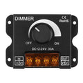 LED Dimmer 12V 24V For LED Strip 12V-24V 30A LED Light Regulator Adjustable Controller For SMD 2835 5050 LED Light Strip Oasis Select 12V-24V 30A