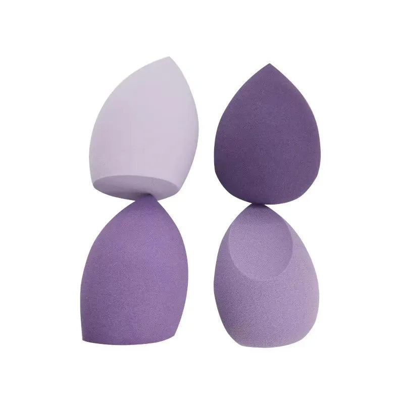 4/8/12/16pcs Makeup Sponge Cosmetic Puff Dry And Wet Combined Cosmetic Egg Women Foundation Powder Puff Bevel Cut Makeup Sponges Oasis Select 4pcs purple