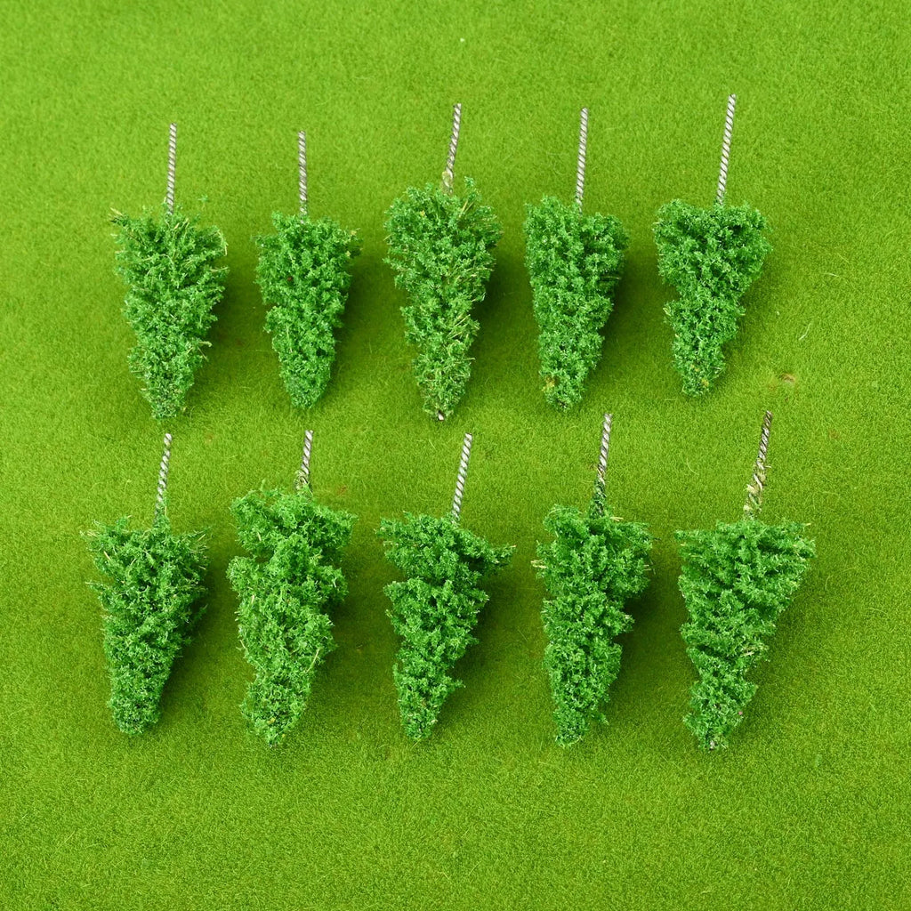 20Pcs Miniature Trees Height 5.4cm Fits for Railway Model Trees,Micro Scene Layout Fits for Decorating Living Rooms,Desktops Oasis Select